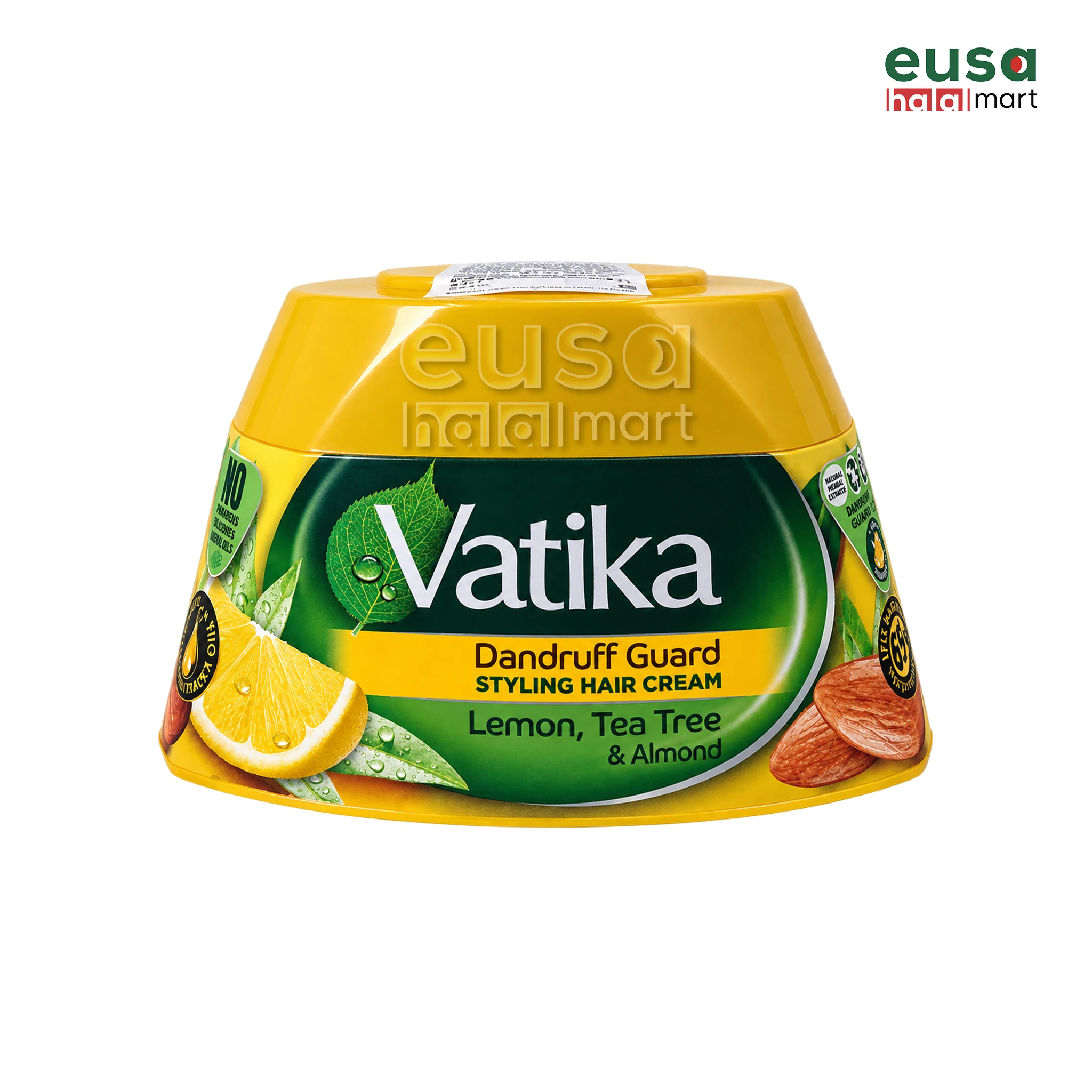 Vatika Dandruff Guard Styling Hair Cream (Lemon, Tea Tree & Almond)