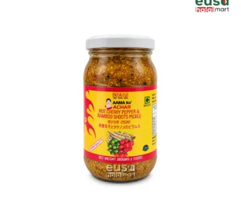 AAMA ko ACHAR Hot Cherry Pepper & Bamboo Shoots Pickle 380g